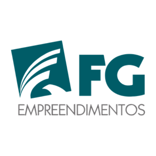 A logo for a company called fg empreendimentos