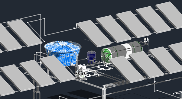 sistema de aquecimento com boiler solar