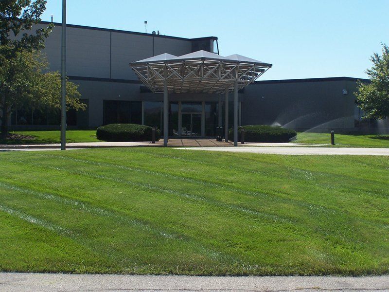 A Clean Commercial Lawn — Coal Valley, IL — Kymbyl Komplete Kare , INC.