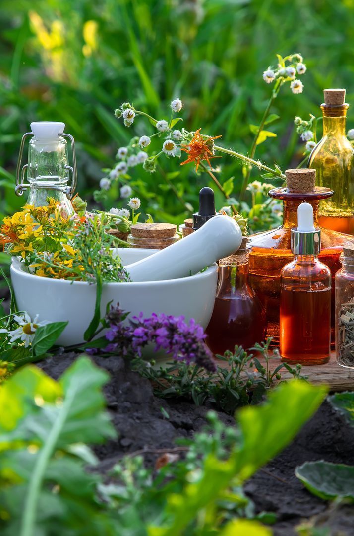 Eine Person umarmt mit ihren Händen einen moosbedeckten Baum.