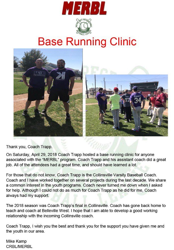 Base Running Clinic