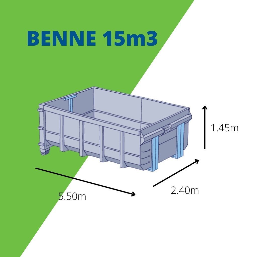 Benne 15m3 Loca Benne Gironde 33 