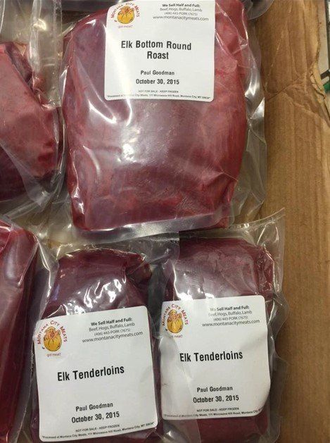 Elk Meat — Helena, MO — Montana City Meats