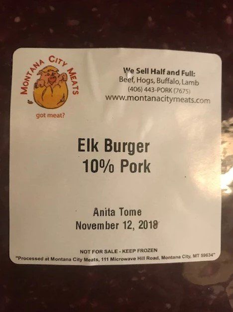 Closeup Ekl Meat Burger — Helena, MO — Montana City Meats