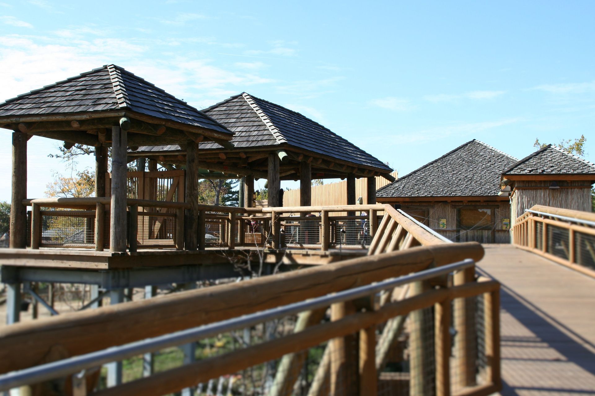 Wood Shake Roofs at Peoria Zoo