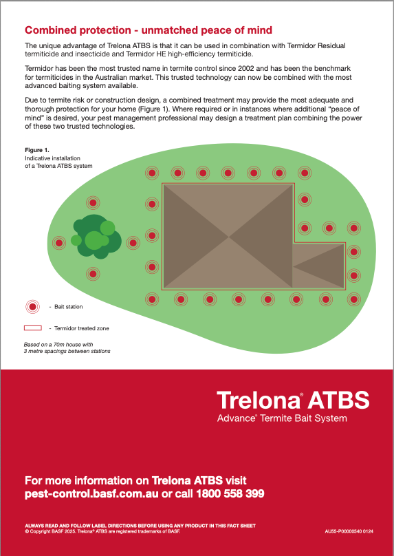 A Brochure Shows a Diagram of a House With Holes in the ground — Allied Pest Management Northern Rivers in Tregeagle, NSW