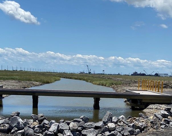Wharf at Tidal Creek Port Fourchon