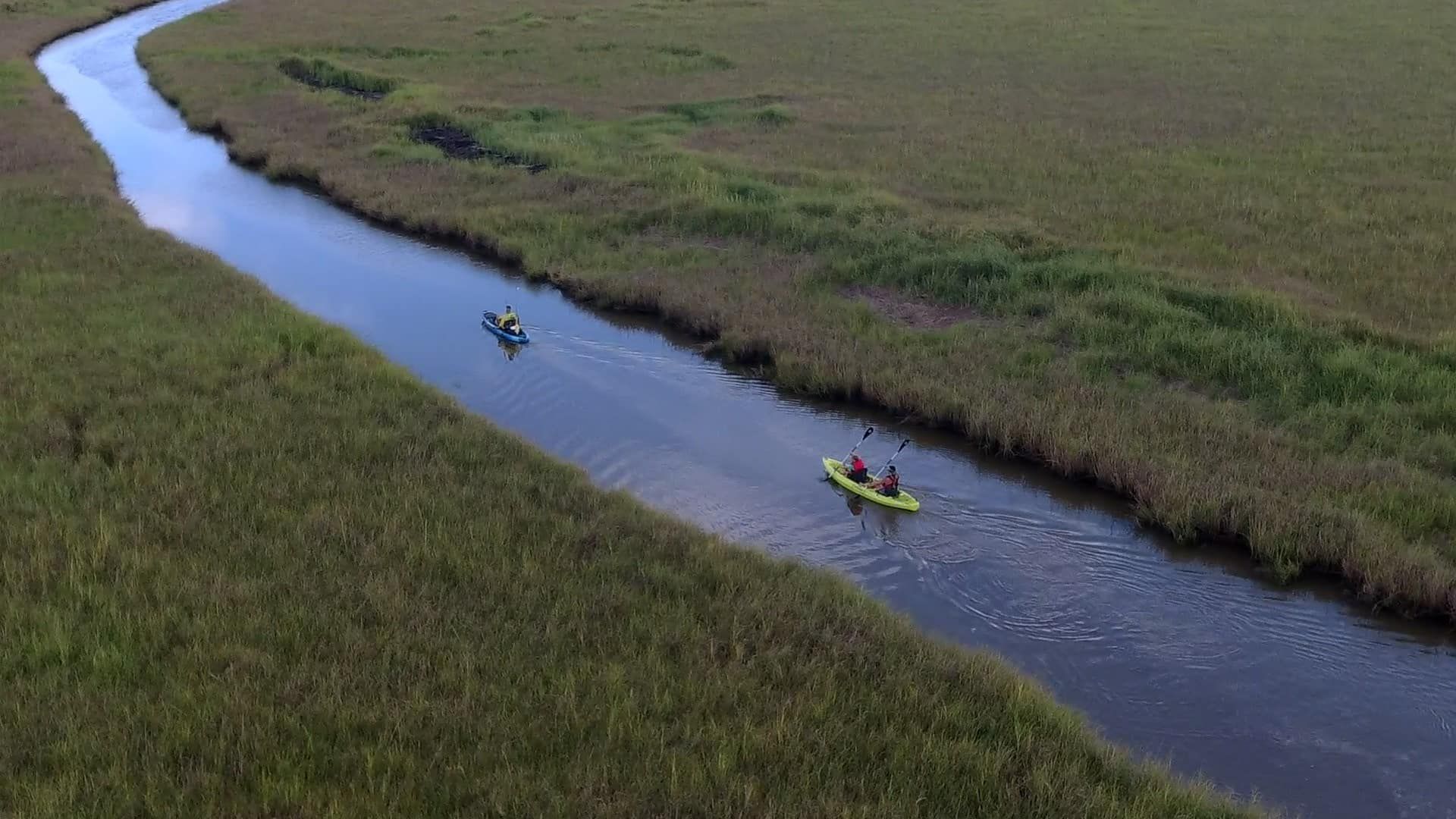 Kayaking in Port Fourchon