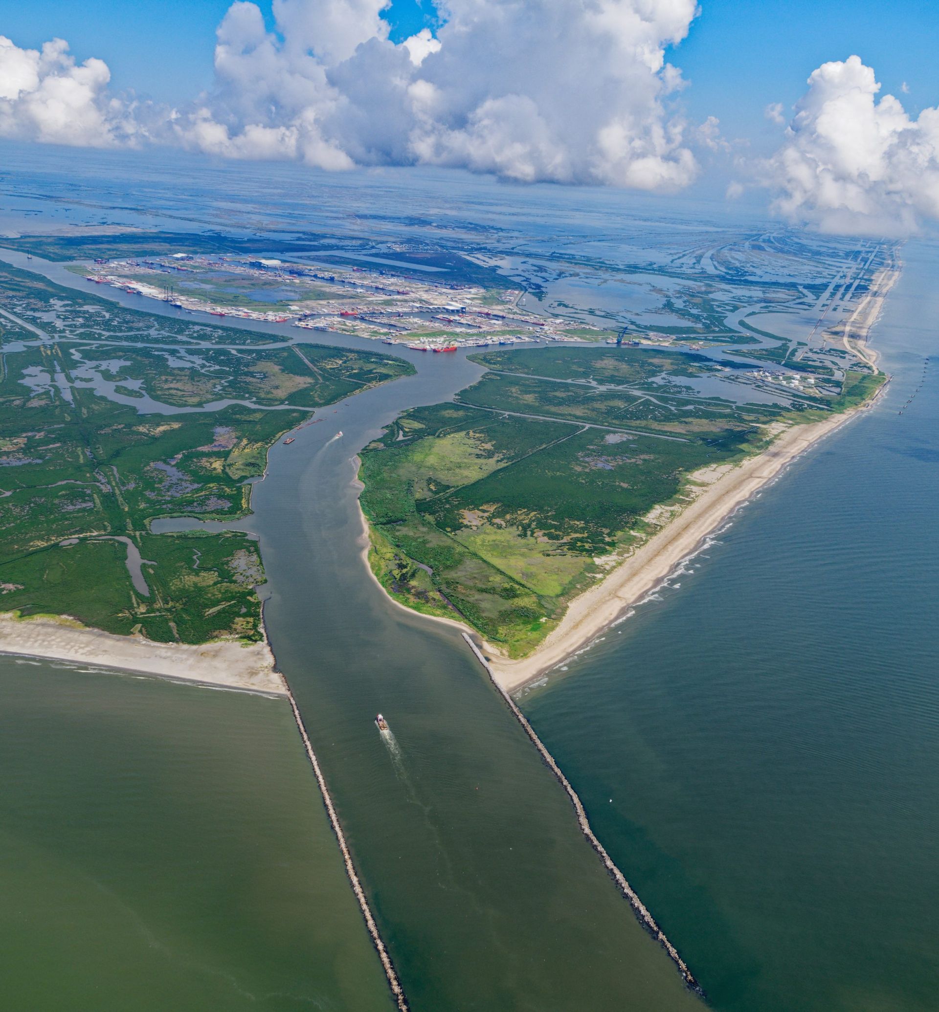 Belle Pass and other port ways