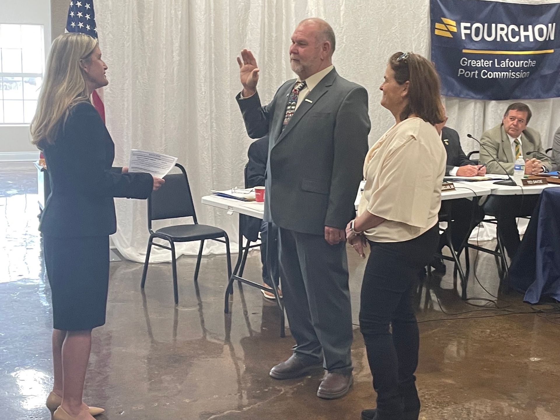 Thomas Pitre III Sworn in as Seat B Commissioner