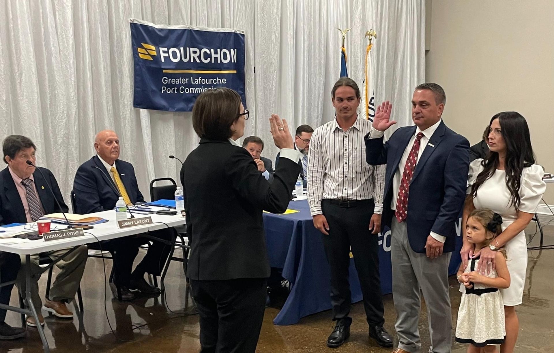 Reggie Ledet Sworn in As Seat E Commissioner