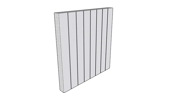 EPS - FR Panels Stripes Left View — Australia — Astra Panels