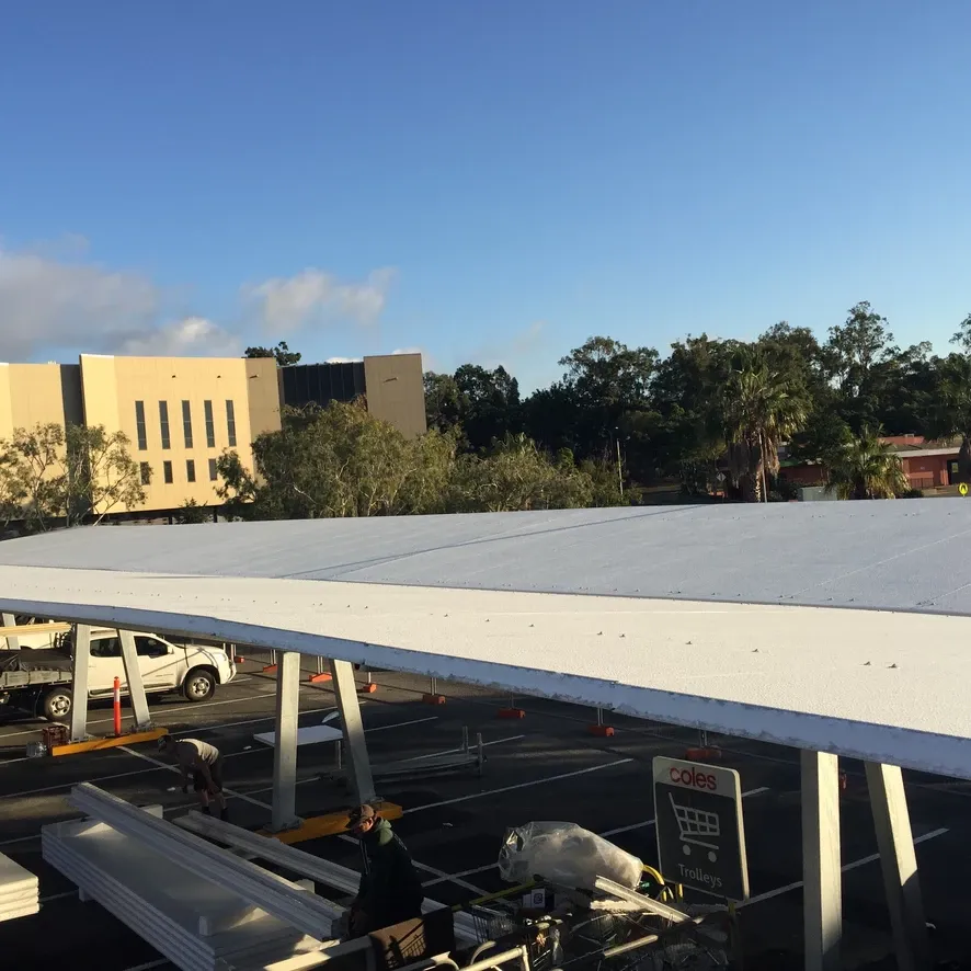 Parking Roof Top View — Australia — Astra Panels