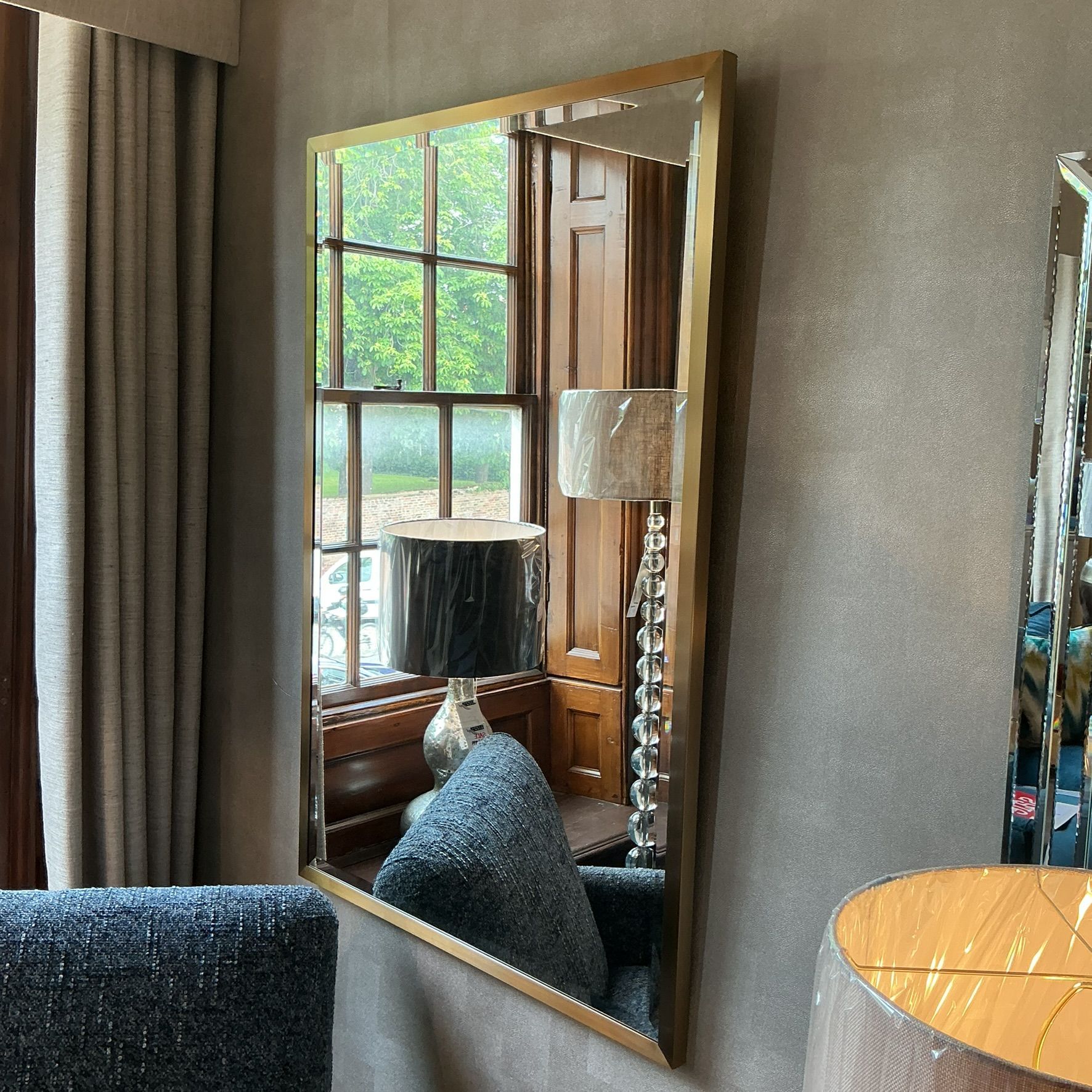 Classic Brass Mirror
