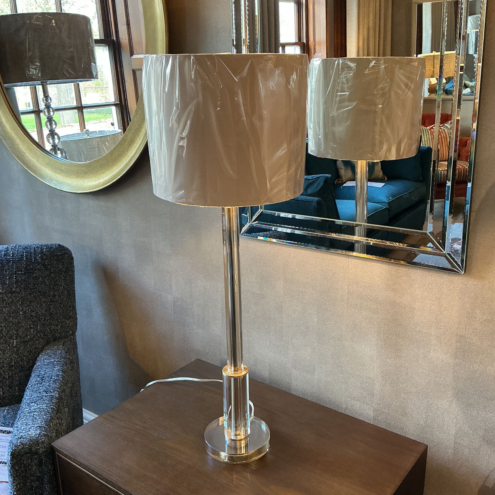 Jade Table Lamp