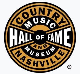 Logo for the Country Music Hall of Fame and Museum in Nashville, Tennessee;.