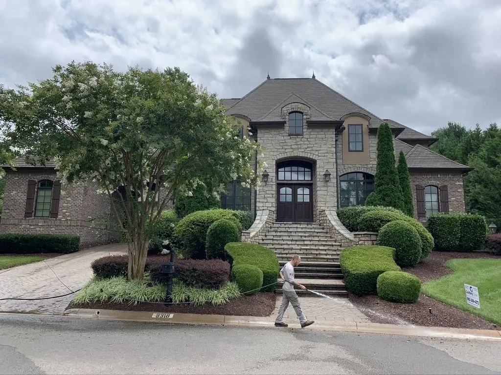 Godbey Employee Pressure Washing — Maryville, TN — Godbey Clean LLC