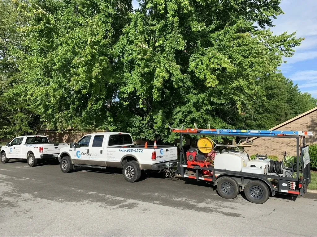 Godbey Pick-up Parked — Maryville, TN — Godbey Clean LLC