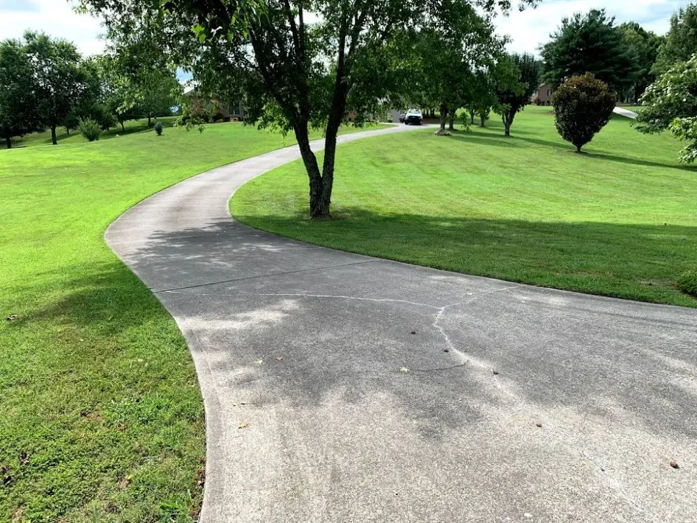 Driveway Before Washing — Maryville, TN — Godbey Clean LLC