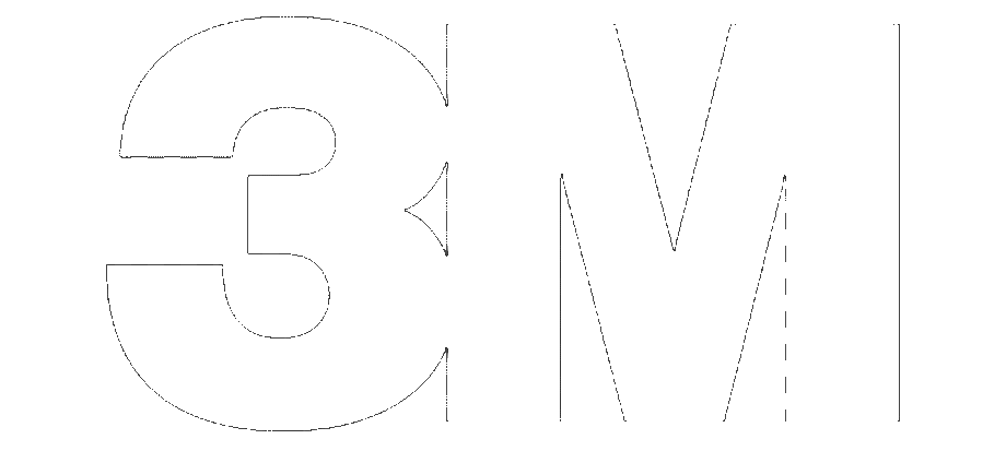 3M logo with a stylized
