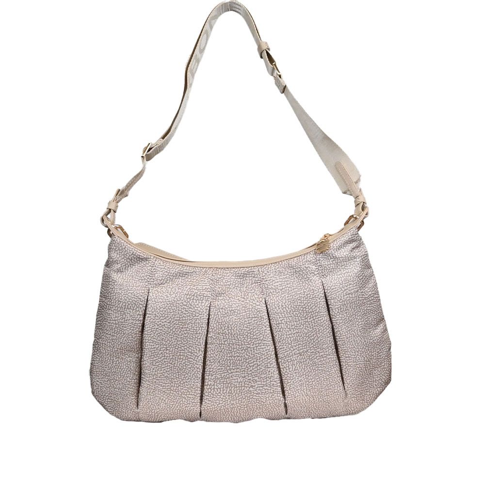 BORBONESE BORSA HOBO CROISSANT A SPALLA