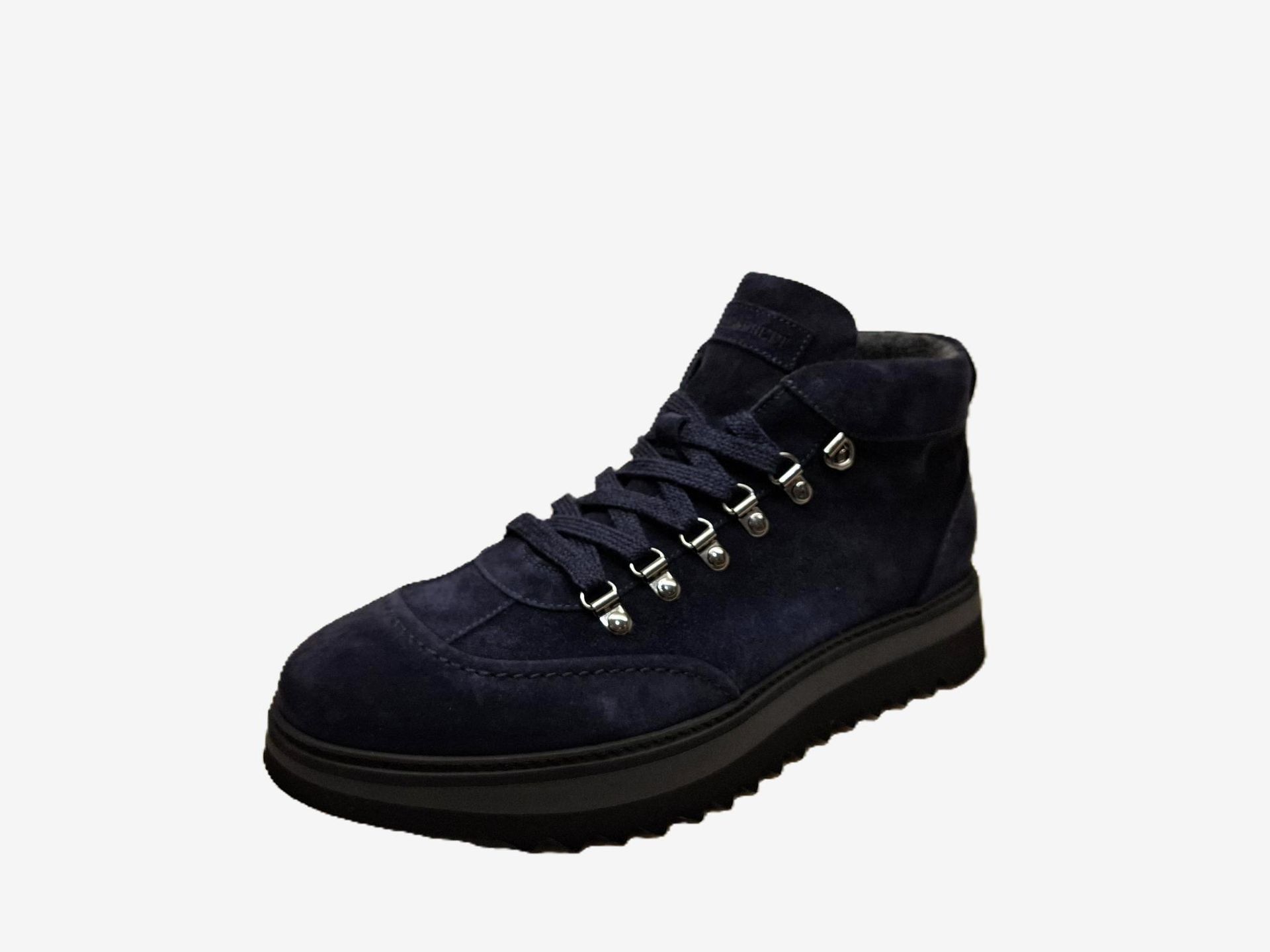 BARRETT pedula mid , camoscio blu