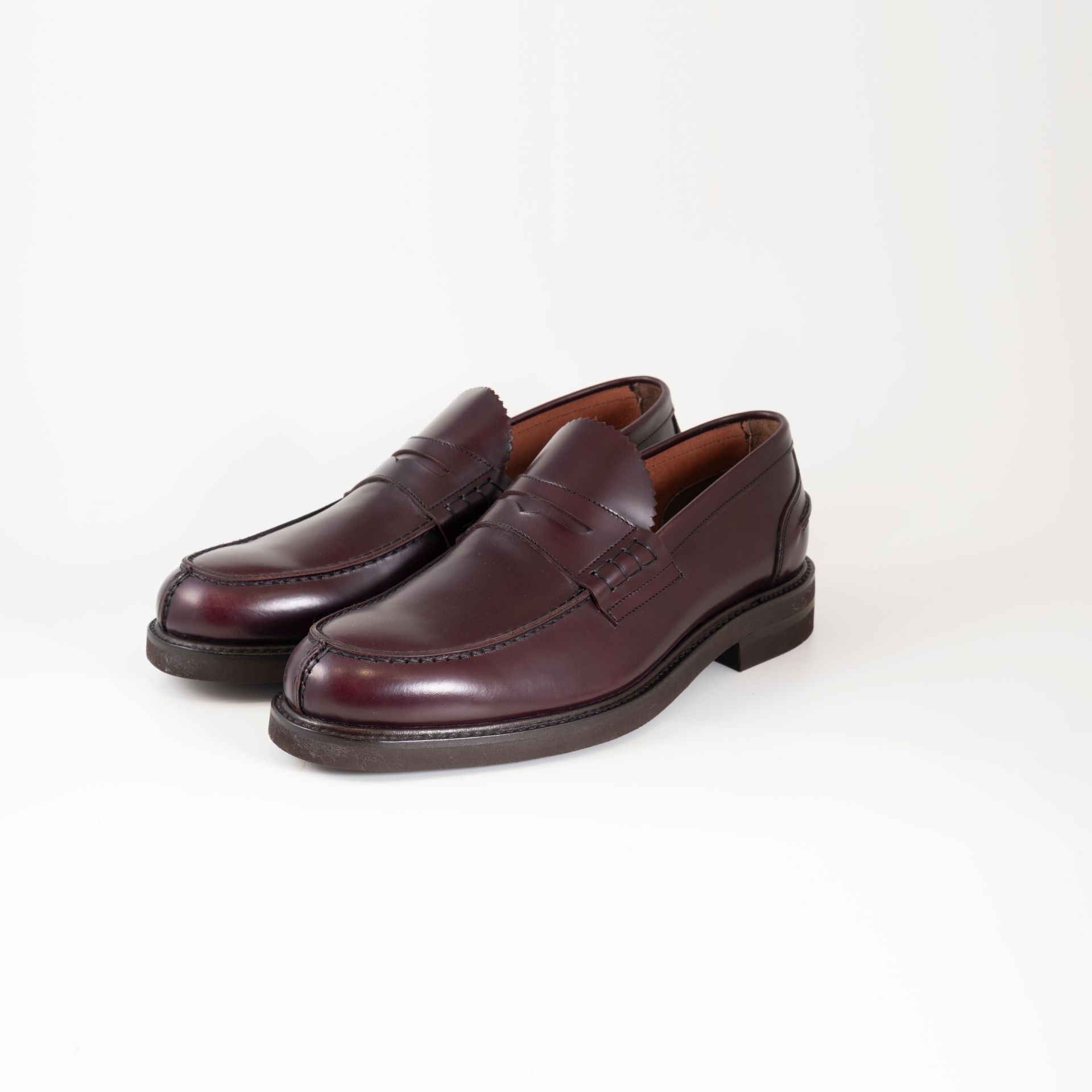BERWICK college       spazzolato bordeaux sfoderato , fondo xl