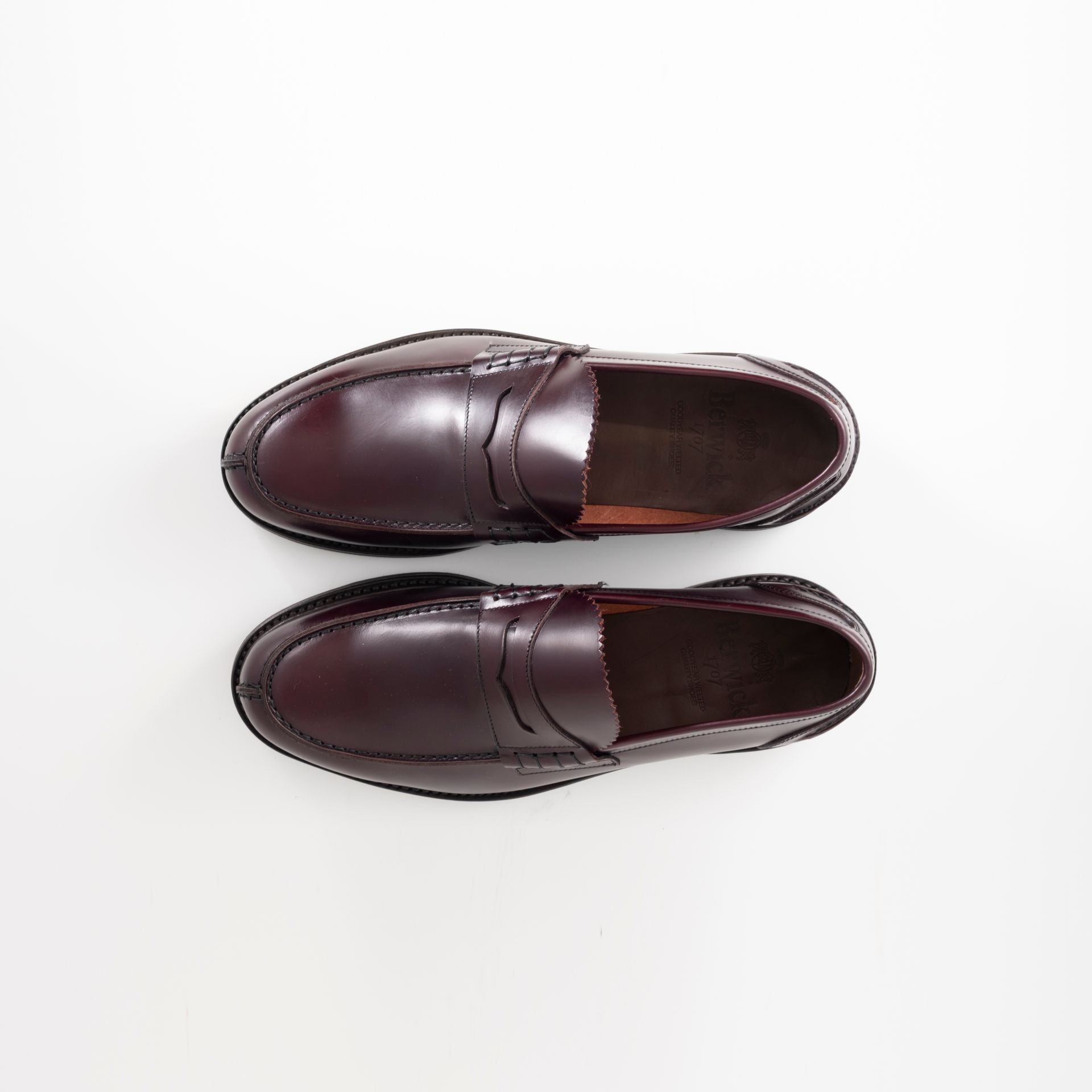 BERWICK college       spazzolato bordeaux sfoderato , fondo xl