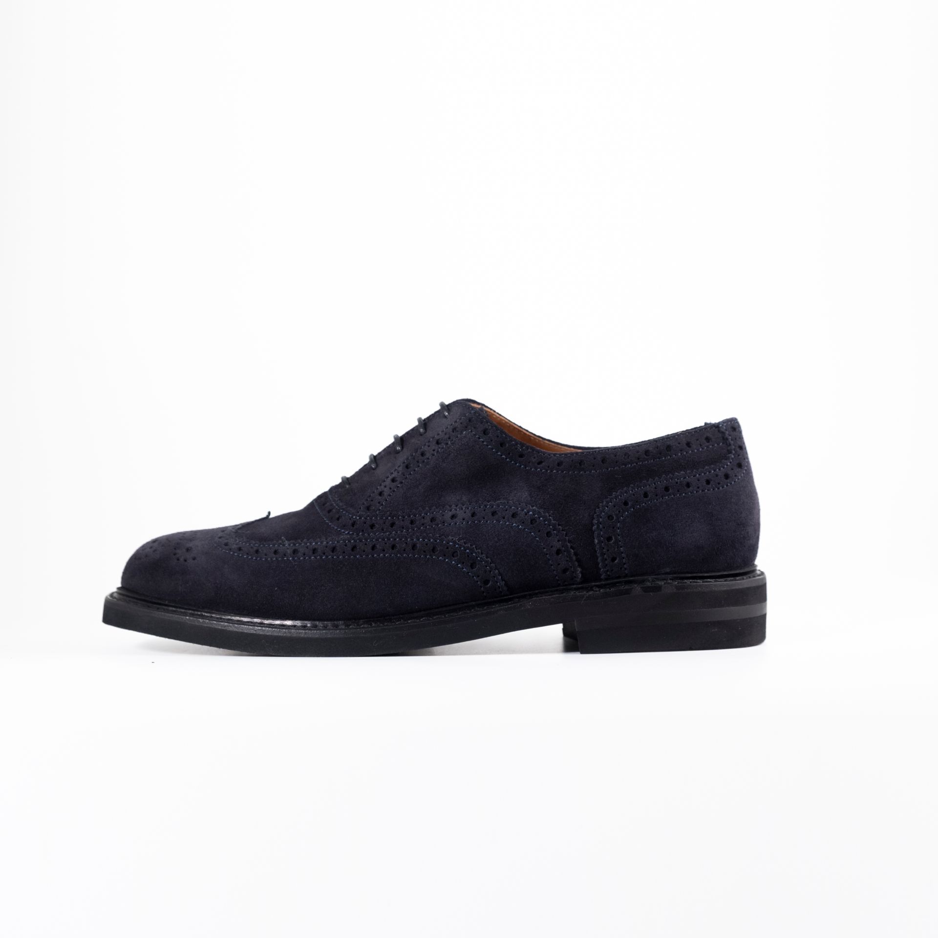 BERWICK oxford      camoscio blu ,fondo xl
