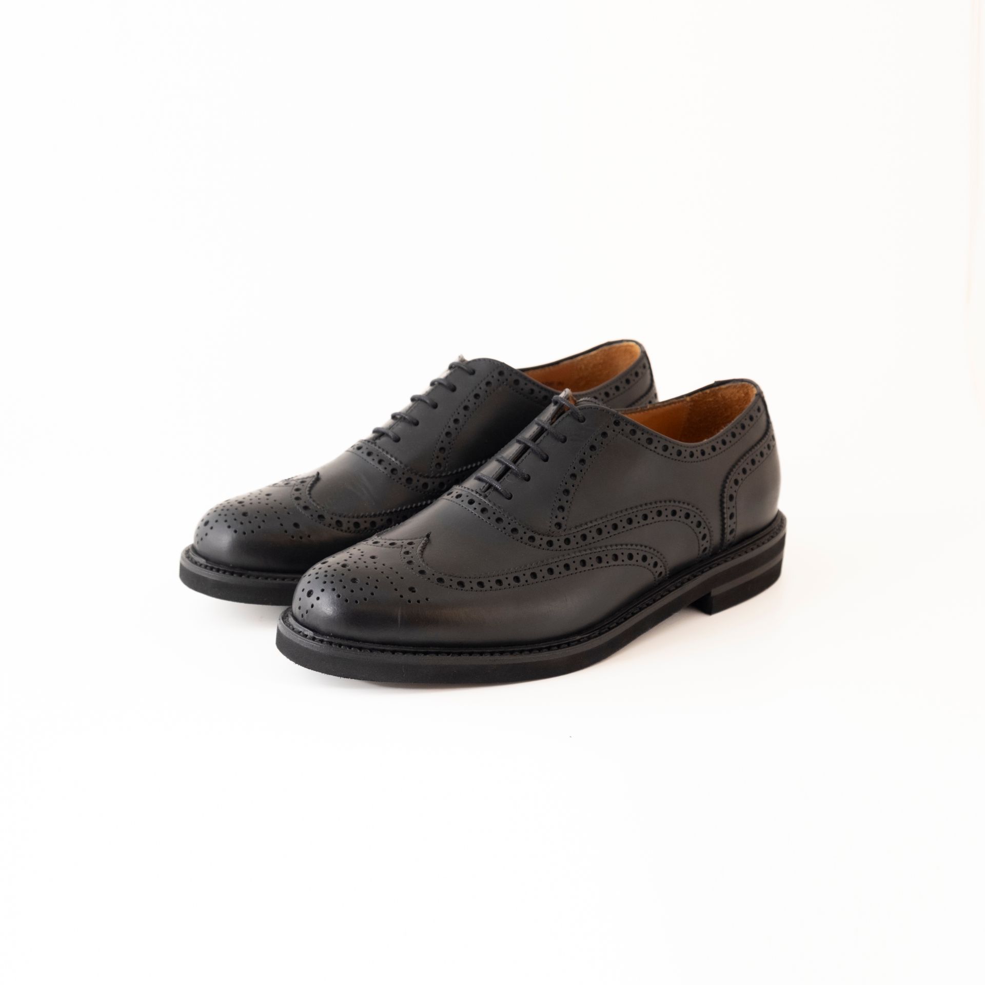 BERWICK oxford      pelle nero , fondo xl