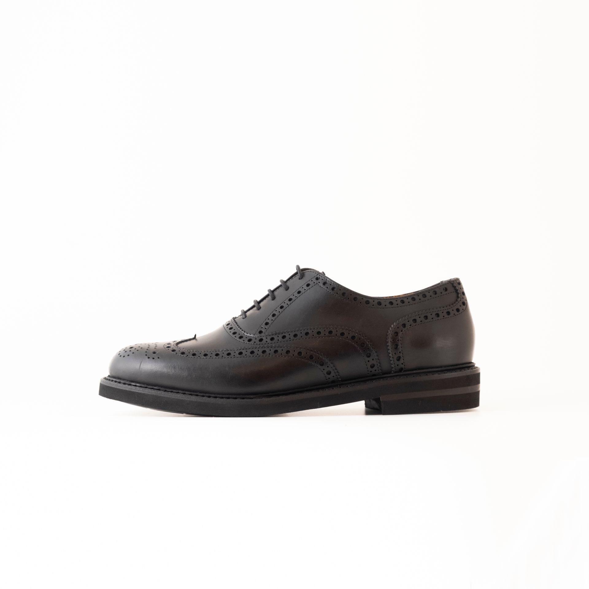 BERWICK oxford      pelle nero , fondo xl