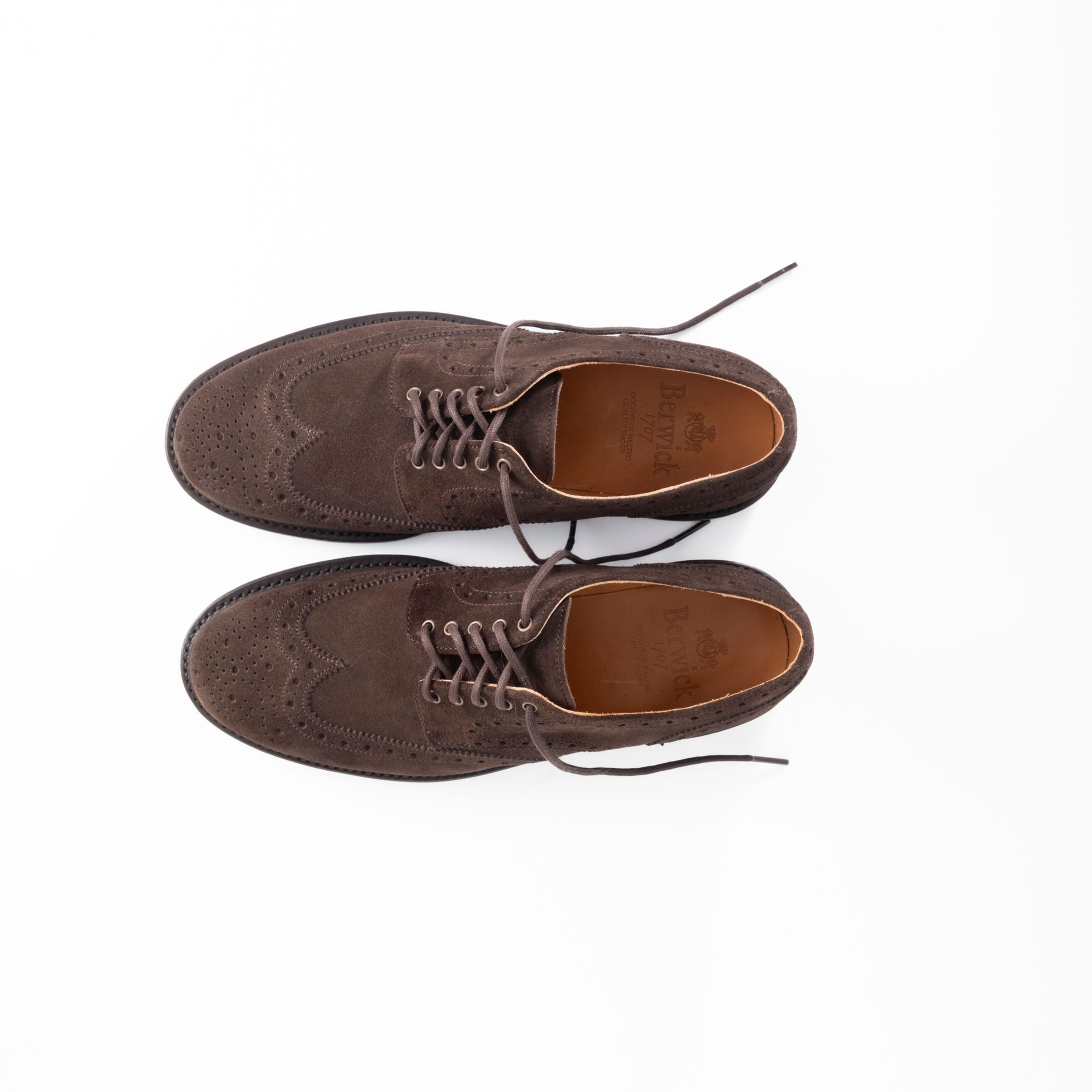 BERWICK derby      oxford camoscio moro , fondo xl