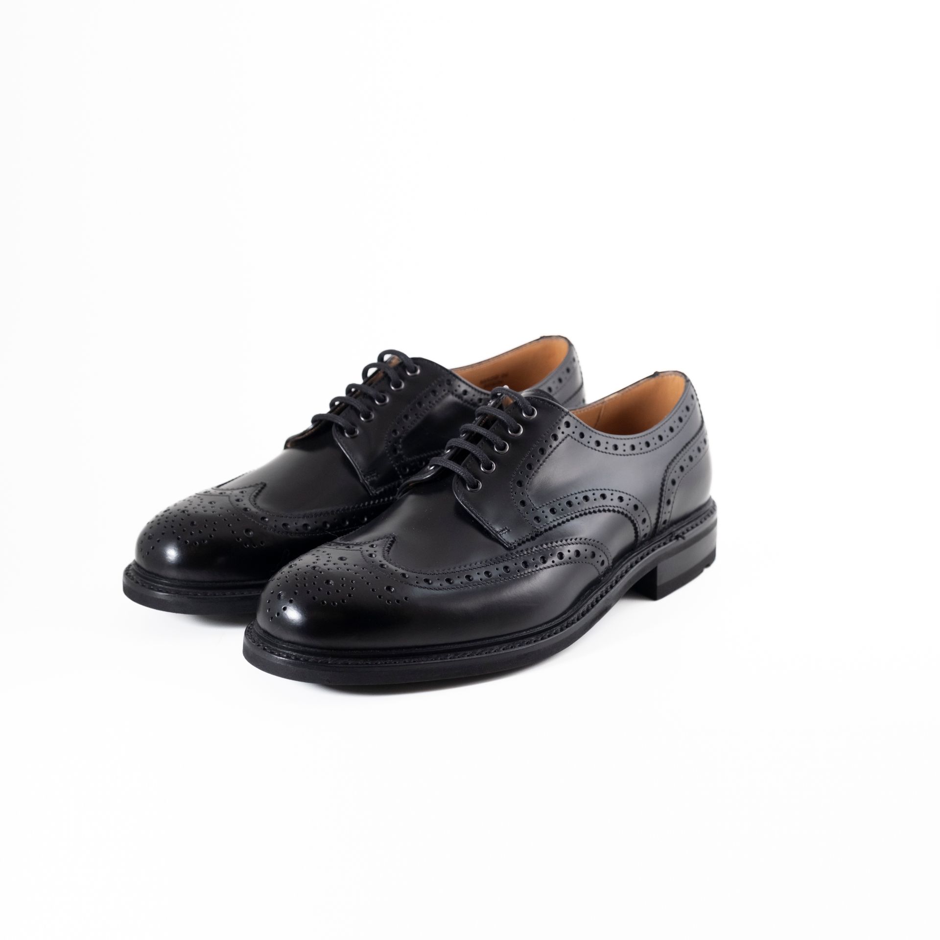 BERWICK derby     oxford spazzolato nero , fondo xl