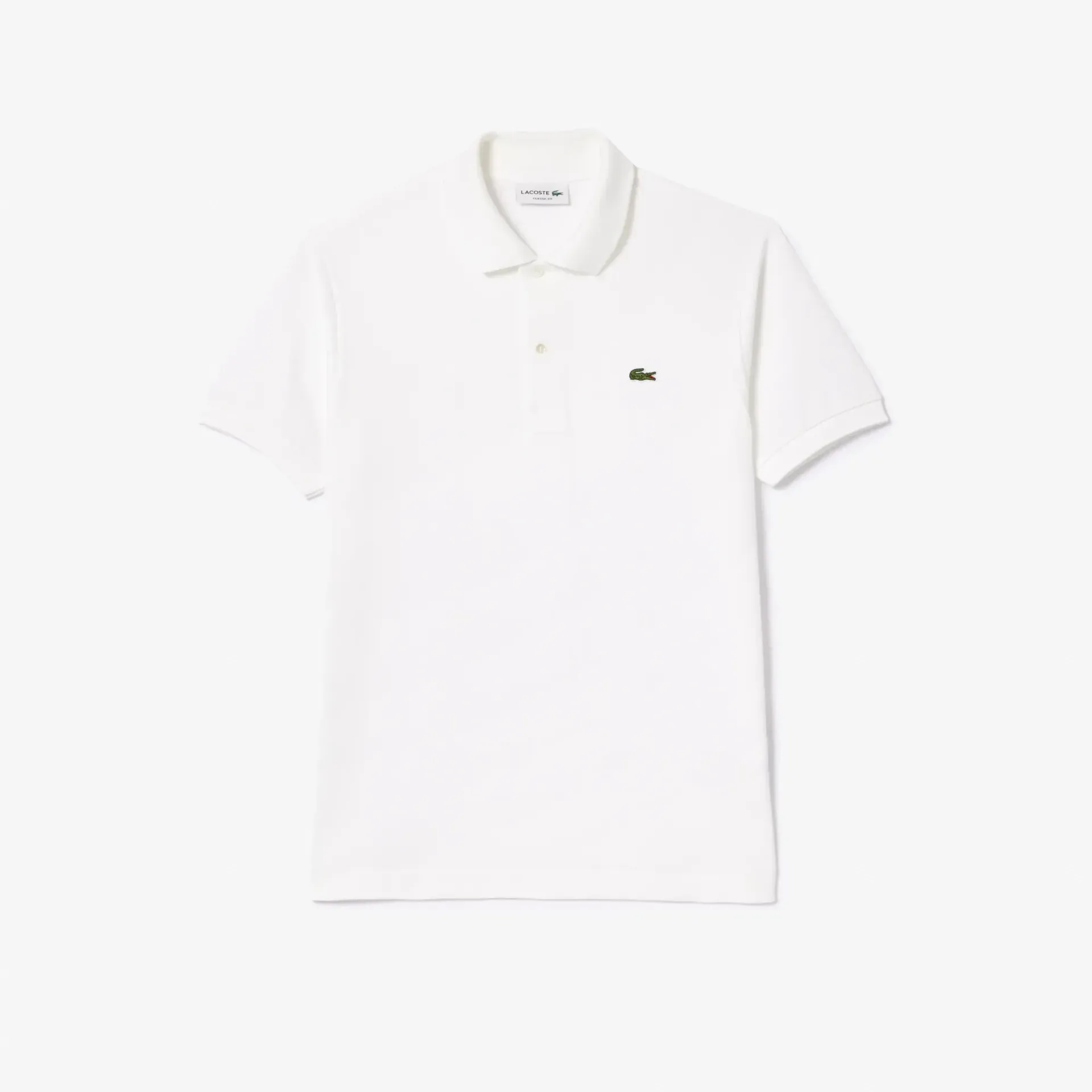 LACOSTE POLO CLASSIC , piquet bianco