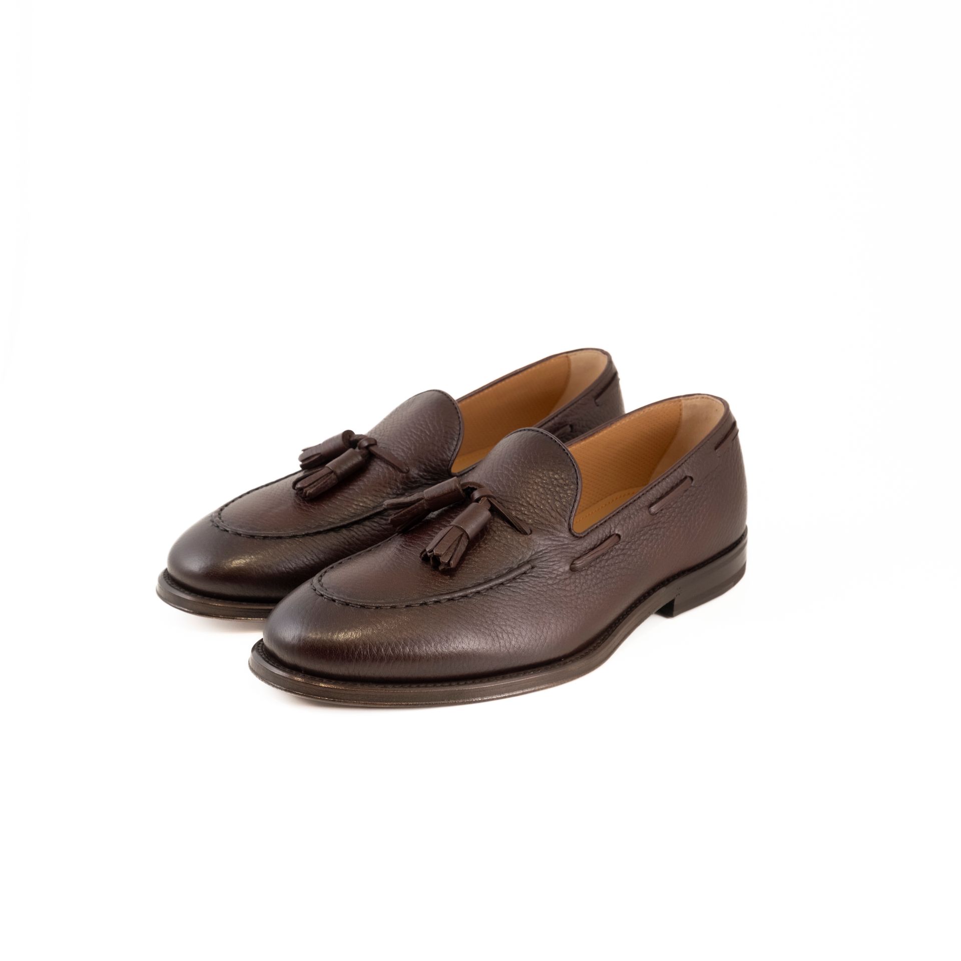 HENDERSON TASSEL LOAFERS cervo moro , fondo cuoio