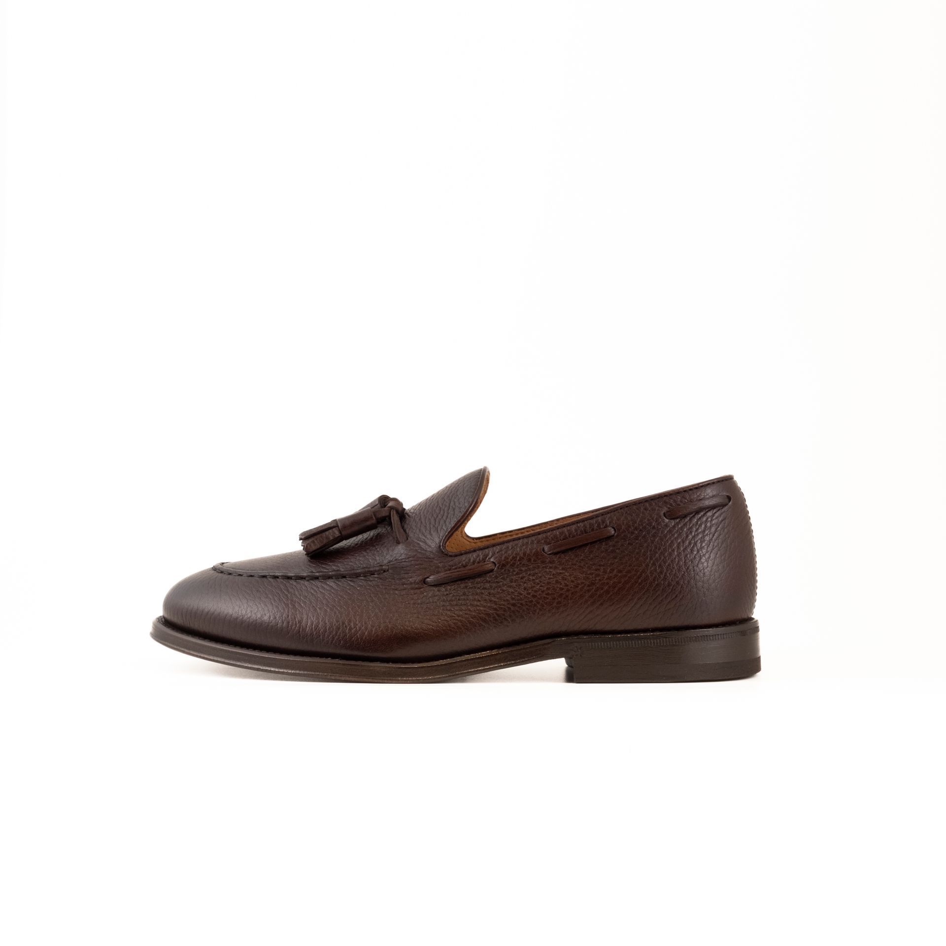 HENDERSON TASSEL LOAFERS cervo moro , fondo cuoio