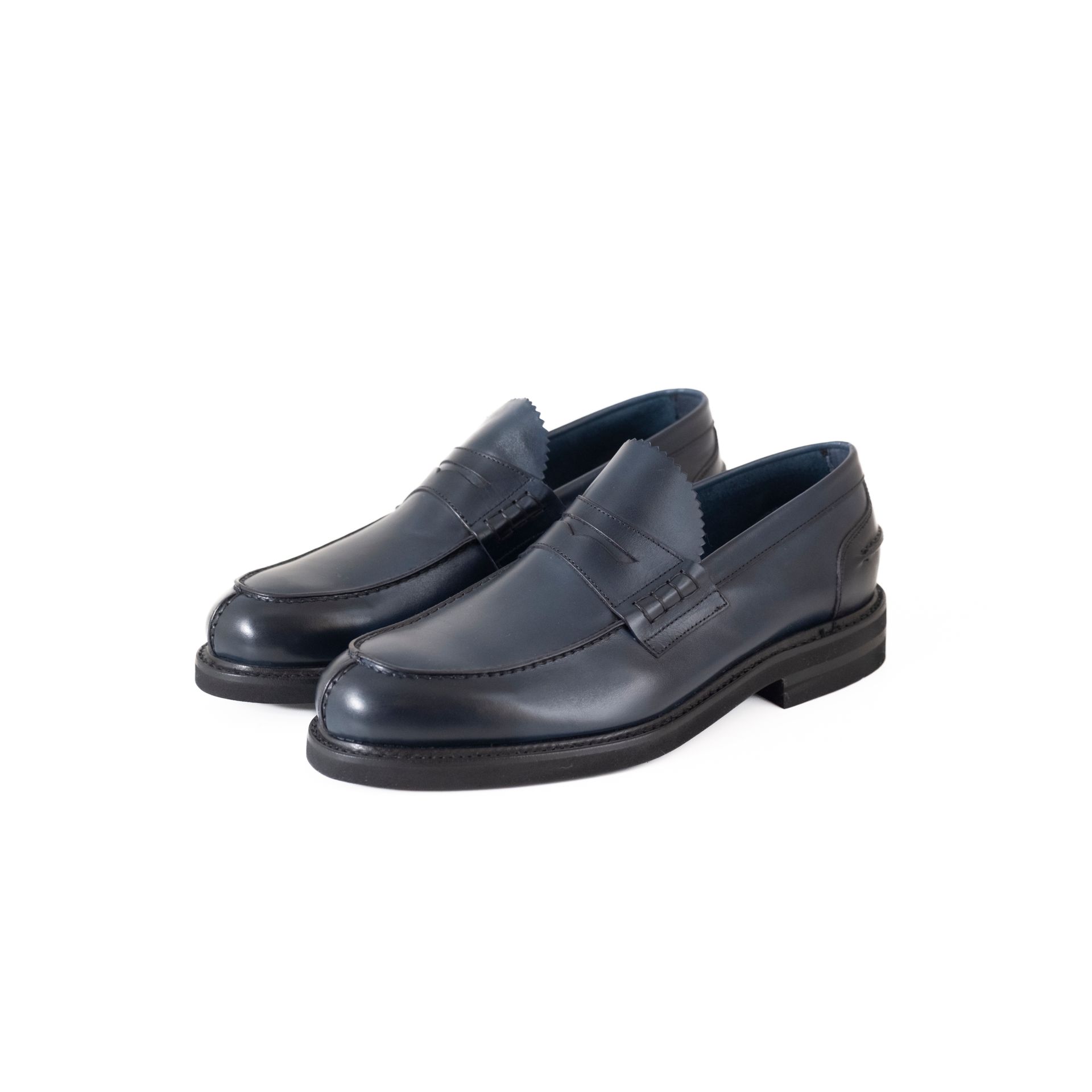 BERWICK college     pelle blu sfoderato , fondo xl
