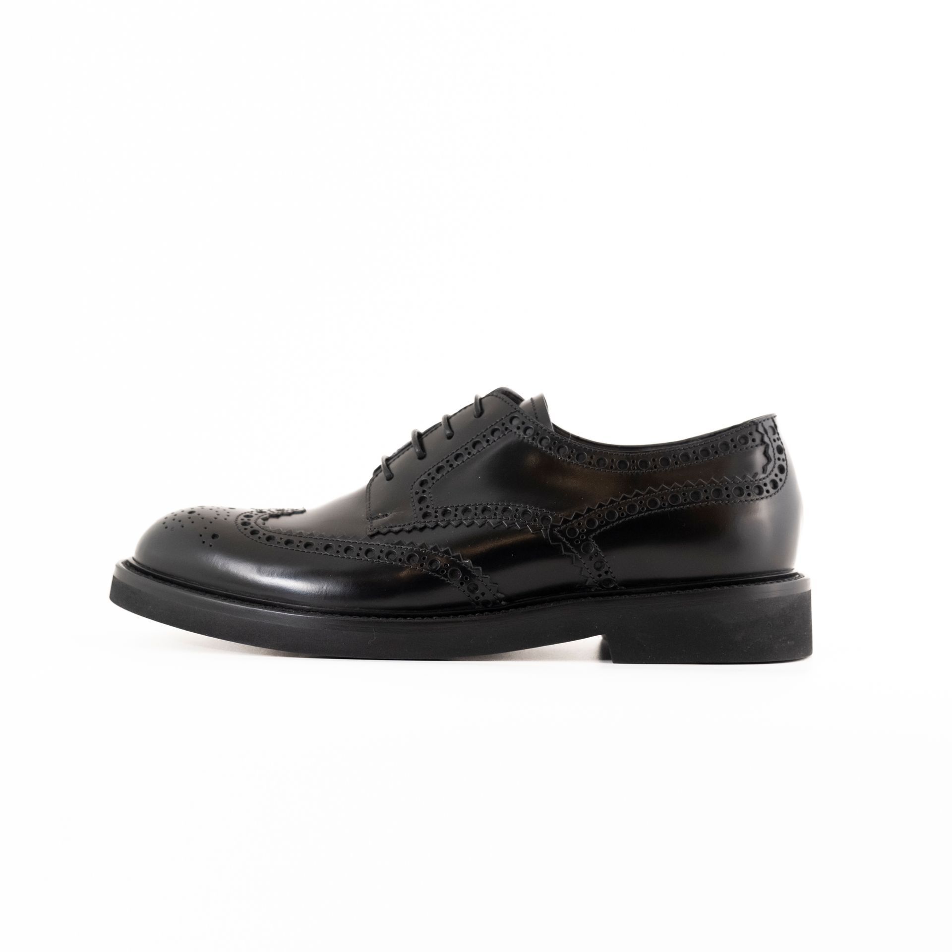 BARRETT derby oxford spazzolato nero fondo xl