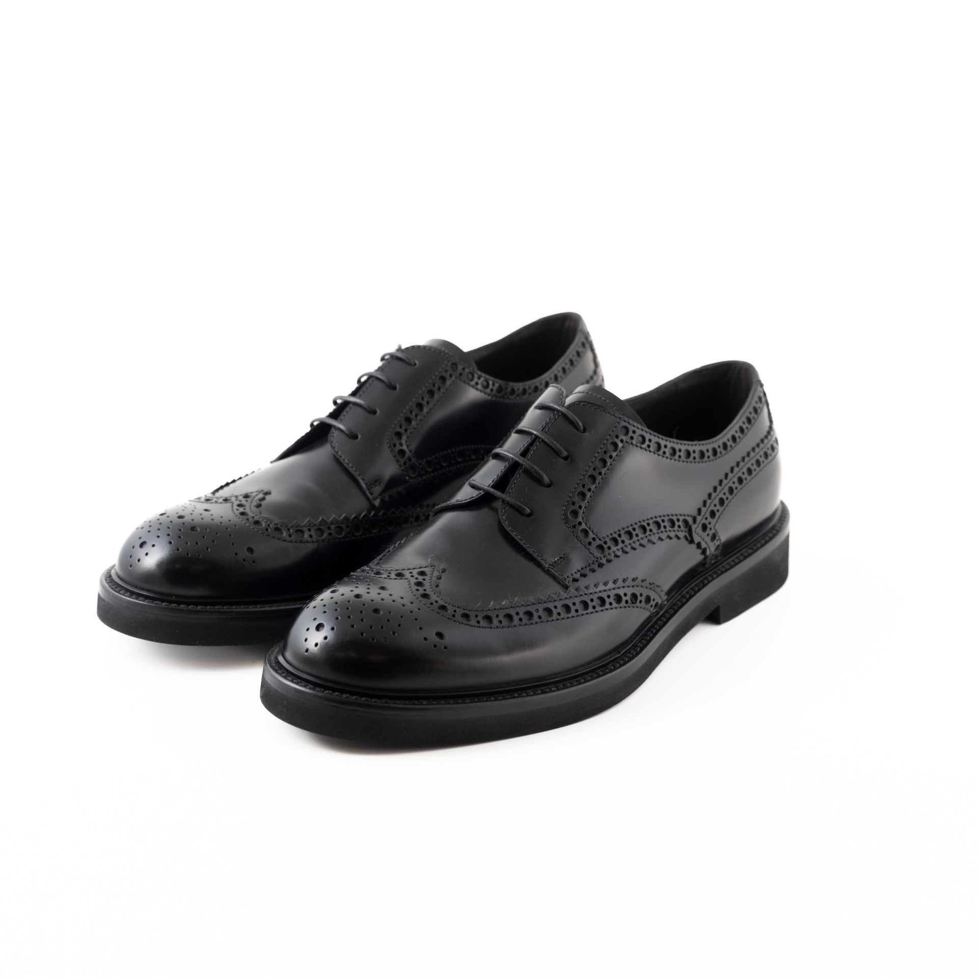 BARRETT derby oxford spazzolato nero fondo xl