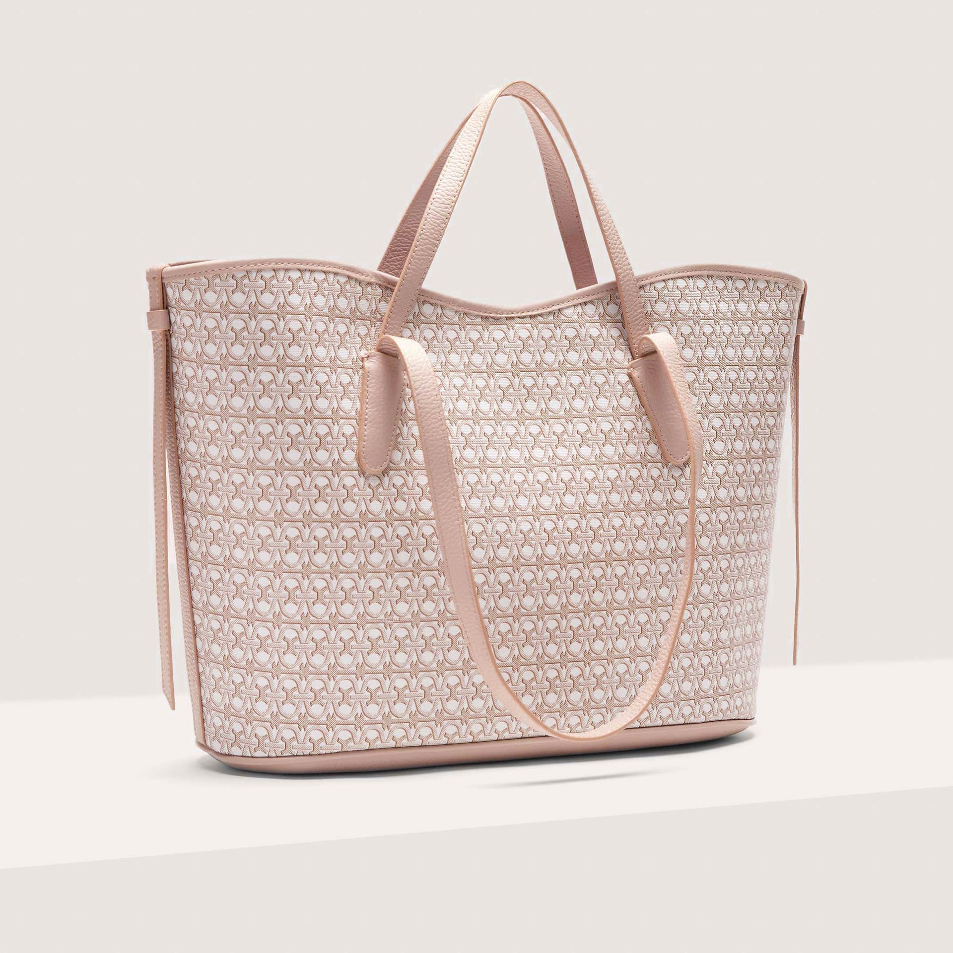 COCCINELLE NEW NEVER WITHOUT BAG COATED MONOGRAM
