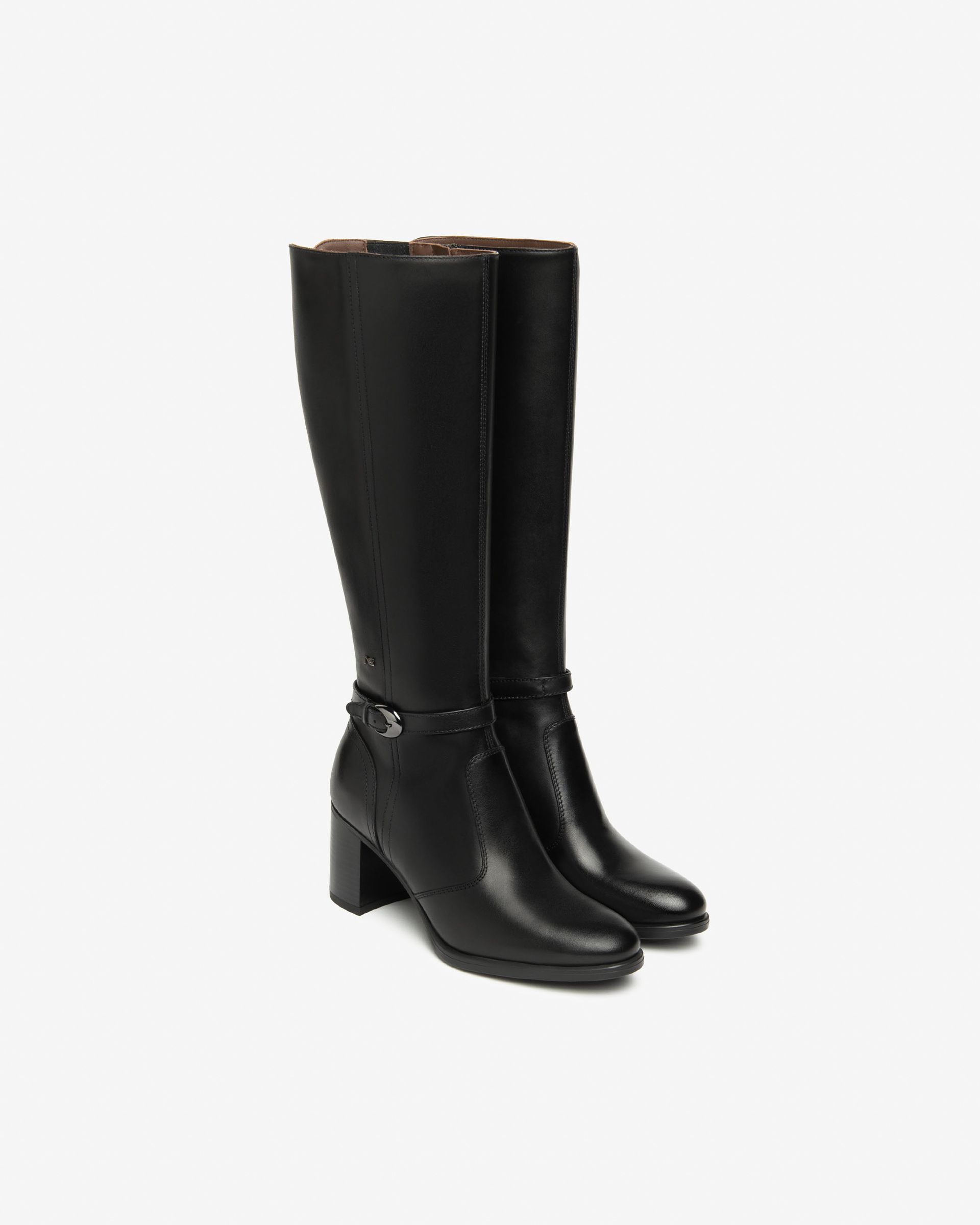 NERO GIARDINI stivale tc.60 , pelle nero
