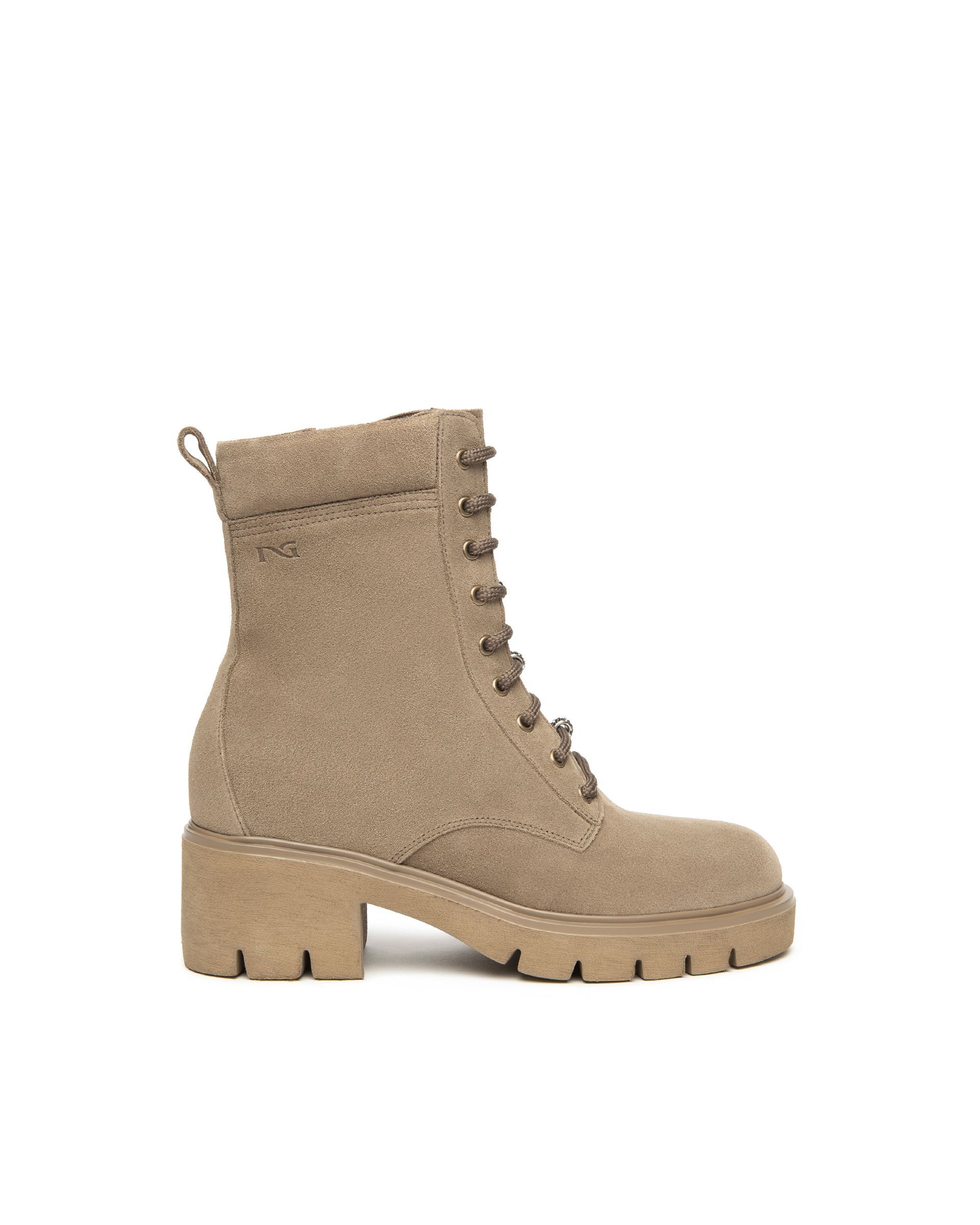 NERO GIARDINI anfibio xl , camoscio beige