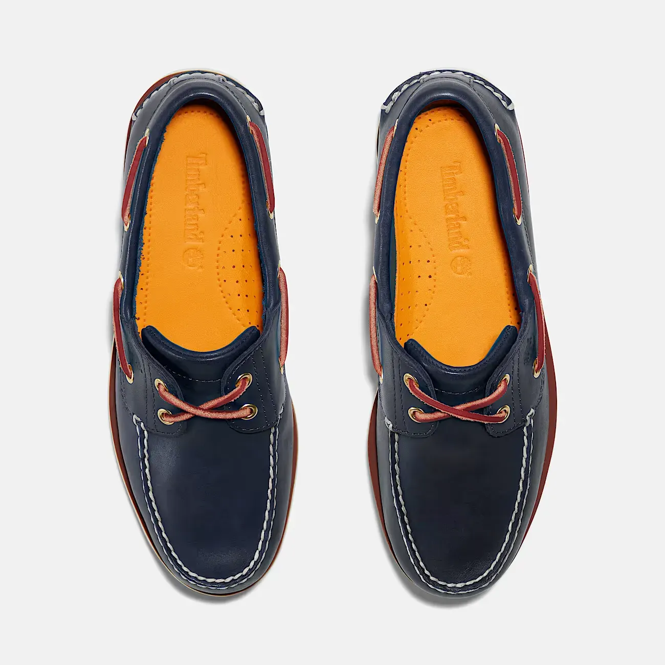 TIMBERLAND classic boat 2eye , pelle blu