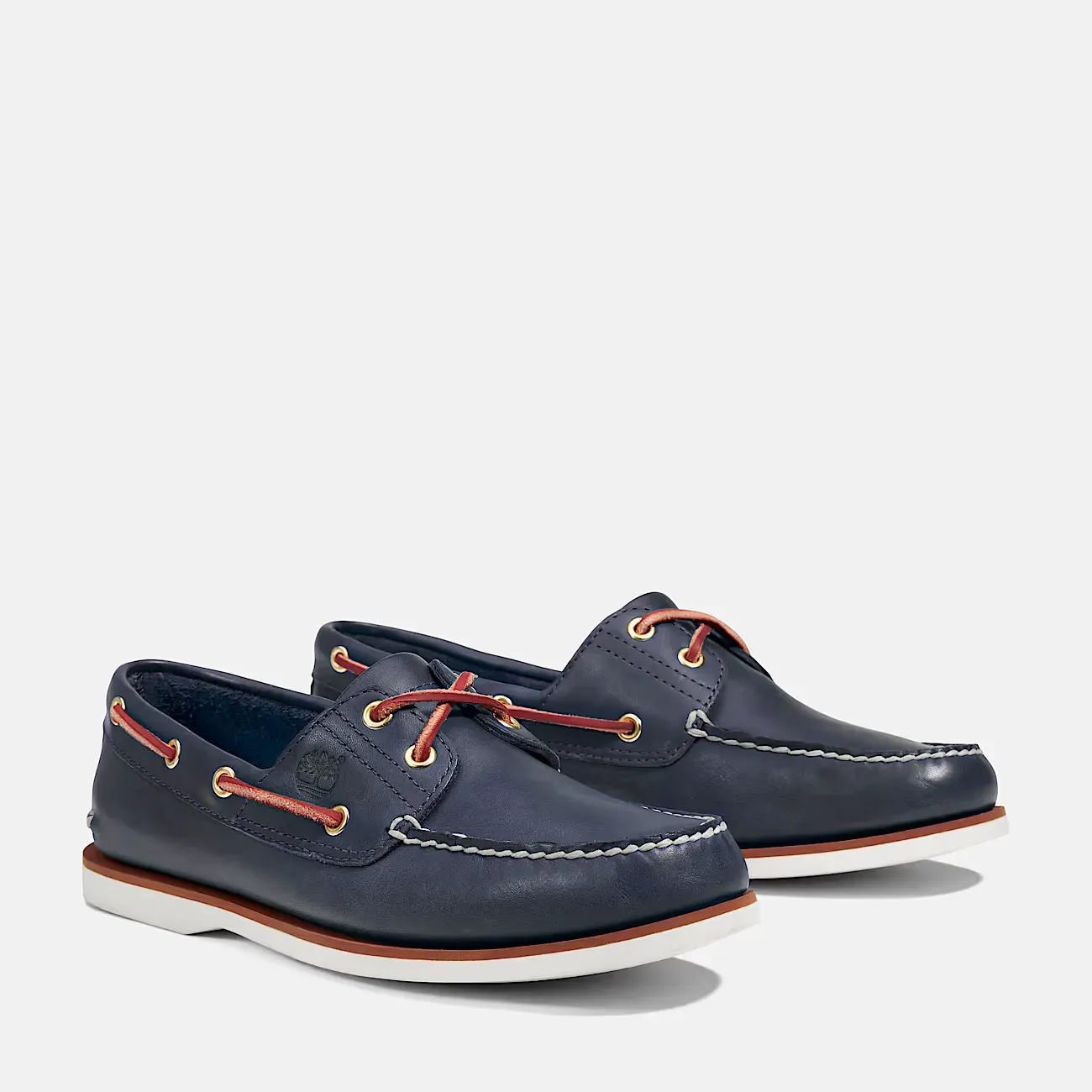 TIMBERLAND classic boat 2eye , pelle blu