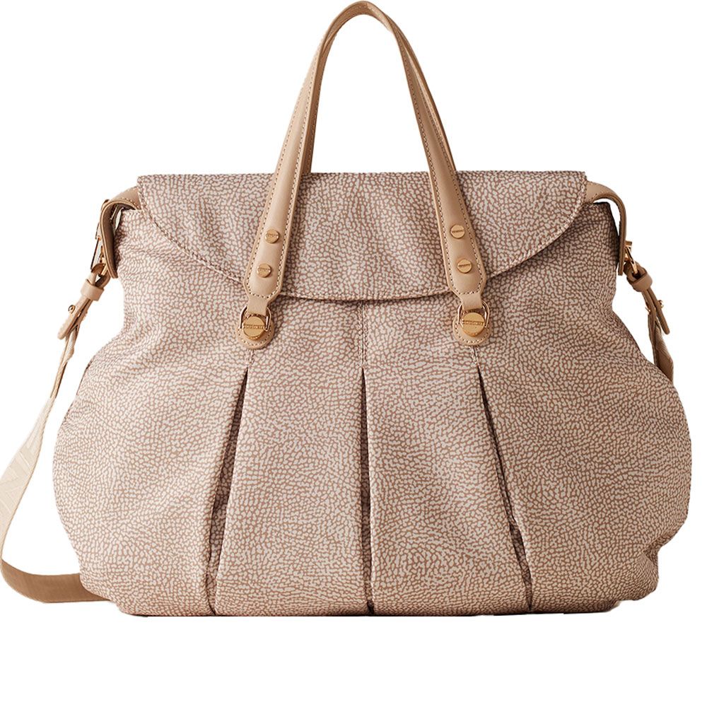 BORBONESE BORSA HOBO CROISSANT A MANO