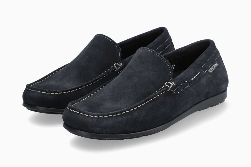 MEPHISTO mocassini algoras , camoscio blu