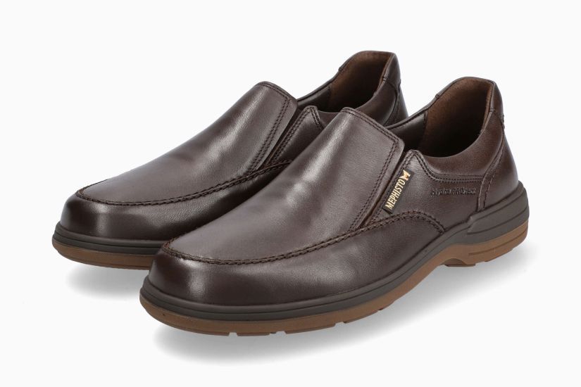 MEPHISTO mocassino davy ,  pelle moro