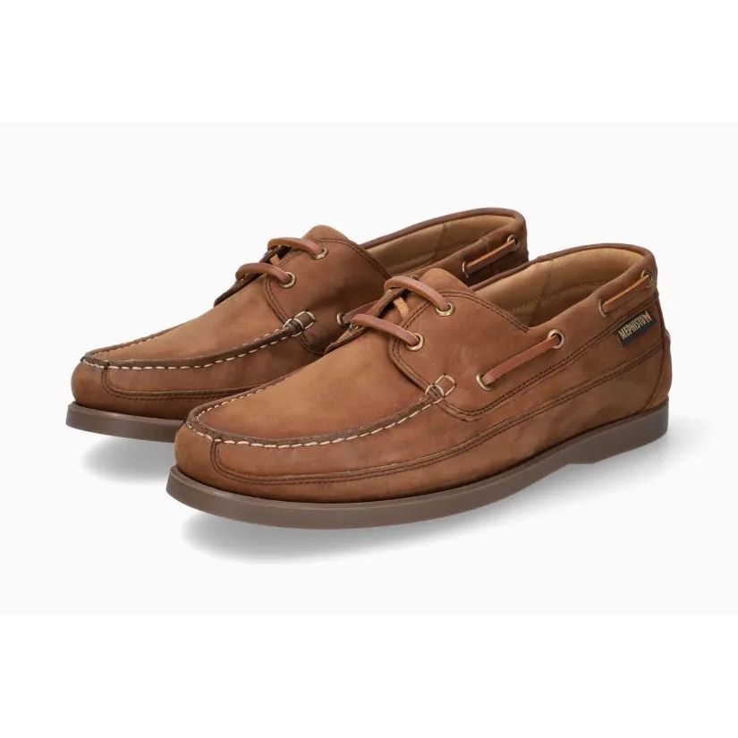 MEPHISTO boat lacci boating , nabuk tabacco