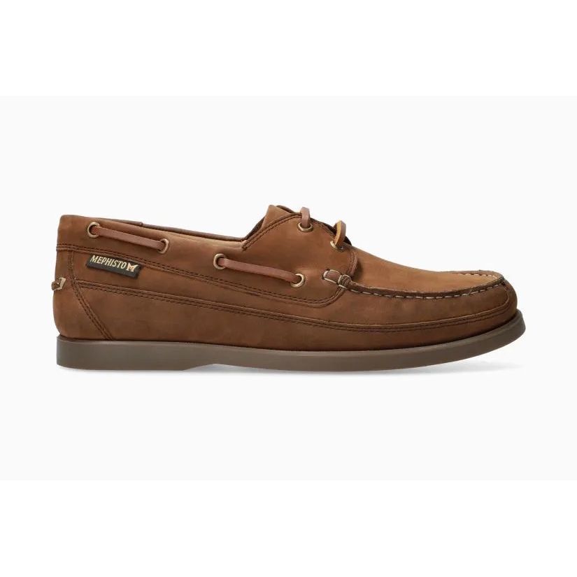MEPHISTO boat lacci boating , nabuk tabacco