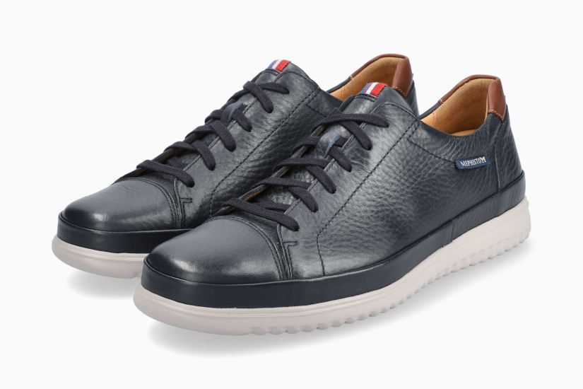 MEPHISTO sneaker thomas ,  pelle blu